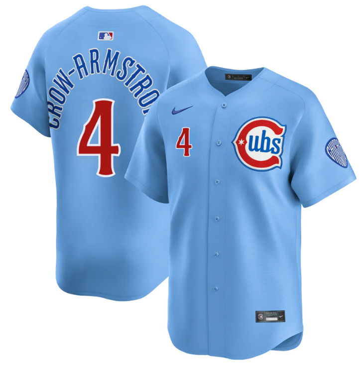 Men Custom MLB CHICAGO CUBS BLUE ALTERNATE LIMITED Nike 2025 JERSEY->customized mlb jersey->Custom Jersey